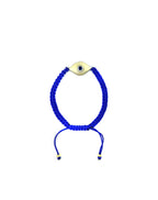 Classic Cosmic Eye Bracelet: Cobalt Blue Cord