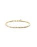 14K Yellow Gold 1ct Modern Rectangle Tennis Bracelet