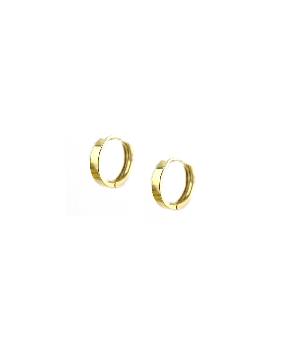 14K Gold 2mm Thick 12mm Huggies