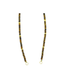 Lock Ready: 5mm Tiger's Eye Necklace