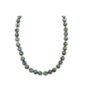 Inlaid Abalone Disco Ball Rondelle Necklace