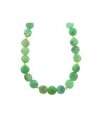 15mm Round Flat Peruvian Opal Rondelle Necklace