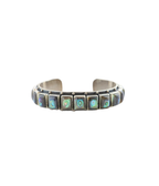 Large Federico Single Row Abalone Tile Cuff