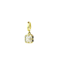 14K Yellow Gold 1.52ct Lab Cushion Diamond 8 Prong Openable Charm