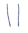 Lock Ready: Open Dark Blue Kyanite Rondelle Strand