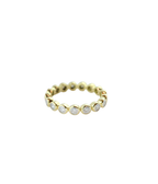 14K Gold Bezel Diamond Eternity Ring
