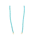 Lock Ready: Open 4mm Smooth Round Turquoise Strand