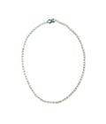 Mini Silver Polki Diamond Tennis Necklace