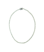 Mini Silver Polki Diamond Tennis Necklace
