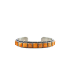 Federico Single Row Spiny Oyster Tiled Cuff
