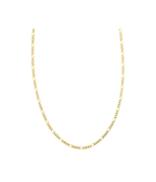 3mm 24" 14K Gold Figaro Chain