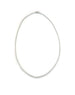 3.50ct 14K Gold 3 Prong Graduated Diamond Tennis Necklace