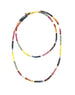 32" Long Rainbow Sapphire Rondelle Necklace