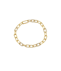 7" 14K Gold Textured .96ct Pave Diamond Link Bracelet