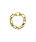 Chunky 14K Gold Oval + Rectangle Link Bracelet