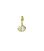 14K Yellow Gold 1.55ct Lab Oval Diamond Prong Openable Charm