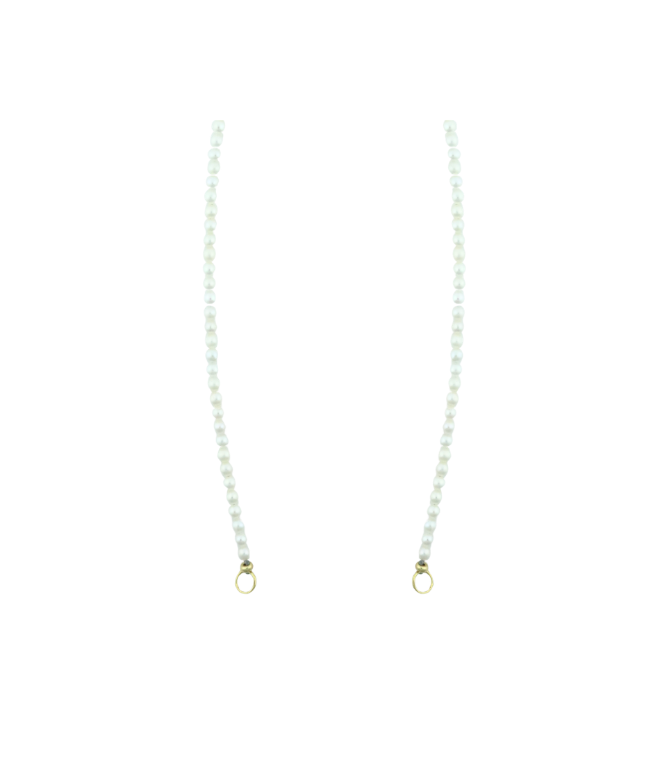 Lock Ready: 4mm Freshwater White Pearls