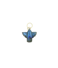 Small 14K Gold Carved Labradorite Thunderbird Charm