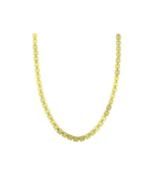 14K Gold Square Disco Necklace
