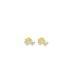 14K Gold .3ct Marquise Diamond Crawler Studs