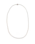 14K White Gold 4ct 4 Prong Tennis Necklace