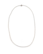 14K White Gold 4ct 4 Prong Tennis Necklace