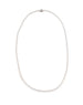 14K White Gold 4ct 4 Prong Tennis Necklace