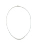 5.50ct 14K Gold 3 Prong Graduated Diamond Tennis Necklace