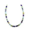 Chunky Midnight Desert Mix Gemstone Rondelle Necklace