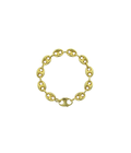 Large 14K Gold Puffy Mariner Bracelet