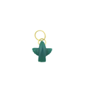 Mini 14K Gold Green Onyx Thunderbird Charm