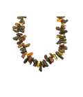 Chunky Natural Amber Rondel Necklace
