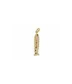 Mini 14K Gold Diamond Koi Fish Charm