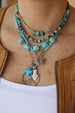 One of a Kind Federico Turquoise Slab Necklaces