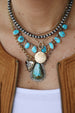 One of a Kind Federico Turquoise Slab Necklaces