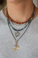 Autumn Ombre Kyanite Rondelle Necklace