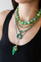Federico Mini Green Turquoise Naja Necklace