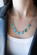 One of a Kind Federico Turquoise Slab Necklaces