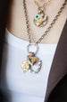 Silver Polki Diamond Horseshoe Charm