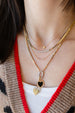 14K Gold Chain Clasp Diamond Heart Charm
