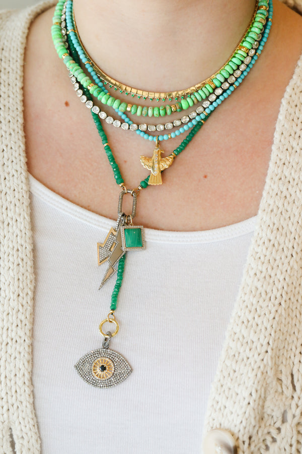 The Gem Lariat: Green Sapphire