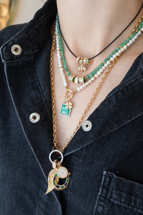 1mm Black Leather Cord Necklace