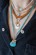 Mini 14K Gold Turquoise Mini Butterfly Charm