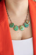 One of a Kind Federico Turquoise Slab Necklaces