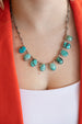 One of a Kind Federico Turquoise Slab Necklaces