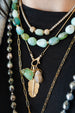 14K Gold Mini Chrysoprase Cloud Charm