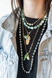 Graduated Peruvian Opal Rondelle Necklace