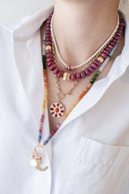 Lock Ready: 5mm Autumn Mixed Gem Rondelle
