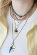 24" Dark Silver Diamond Lobster Clasp Lock Necklace