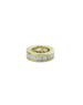 10mm Round 14K Yellow Gold Channel Set Diamond Spacer